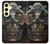 S1685 Crâne Steampunk Etui Coque Housse pour Samsung Galaxy S24 FE