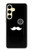 S1946 Sir Mustache Minimalisme Etui Coque Housse pour Samsung Galaxy S24 FE