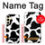 S2096 Motif de vache transparente Etui Coque Housse pour Samsung Galaxy S24 FE