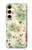 S2179 Motif Fleur Floral Art Millésime Etui Coque Housse pour Samsung Galaxy S24 FE