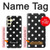 S2299 Noir Pois Etui Coque Housse pour Samsung Galaxy S24 FE