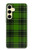 S2373 Motif vert Tartan Etui Coque Housse pour Samsung Galaxy S24 FE