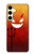 S2454 Rouge mignon petit diable Dessin animé Etui Coque Housse pour Samsung Galaxy S24 FE