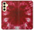 S2480 Tie dye rouge Etui Coque Housse pour Samsung Galaxy S24 FE