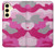 S2525 Rose Camo camouflage Etui Coque Housse pour Samsung Galaxy S24 FE