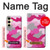 S2525 Rose Camo camouflage Etui Coque Housse pour Samsung Galaxy S24 FE