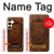 S2529 Leo Zodiaque Zodiaque marron Impression graphique Etui Coque Housse pour Samsung Galaxy S24 FE