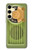 S2656 Radio Vert bakélite millésimé Etui Coque Housse pour Samsung Galaxy S24 FE