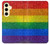 S2683 Arc en ciel Fierté LGBT Drapeau Etui Coque Housse pour Samsung Galaxy S24 FE