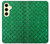 S2704 Vert poisson échelle motif graphique Etui Coque Housse pour Samsung Galaxy S24 FE