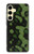 S2877 Vert Serpent Imprimé graphique Peau Etui Coque Housse pour Samsung Galaxy S24 FE