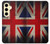 S2894 Drapeau britannique millésimé Etui Coque Housse pour Samsung Galaxy S24 FE
