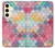S2947 Bonbons Minimal Couleurs pastel Etui Coque Housse pour Samsung Galaxy S24 FE