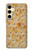 S2987 Crème Biscuits Cracker Etui Coque Housse pour Samsung Galaxy S24 FE
