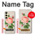 S3079 Rose Rose millésimé Etui Coque Housse pour Samsung Galaxy S24 FE