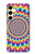 S3162 psychédélique coloré Etui Coque Housse pour Samsung Galaxy S24 FE