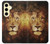 S3182 Lion Etui Coque Housse pour Samsung Galaxy S24 FE