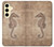 S3214 Hippocampe squelette Fossile Etui Coque Housse pour Samsung Galaxy S24 FE