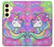 S3264 Pastel Licorne Etui Coque Housse pour Samsung Galaxy S24 FE