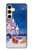 S3282 Château de Santa Noël Etui Coque Housse pour Samsung Galaxy S24 FE