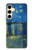 S3336 Van Gogh Nuit étoilée sur le Rhône Etui Coque Housse pour Samsung Galaxy S24 FE