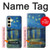 S3336 Van Gogh Nuit étoilée sur le Rhône Etui Coque Housse pour Samsung Galaxy S24 FE