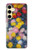 S3342 Claude Monet Chrysanthèmes Etui Coque Housse pour Samsung Galaxy S24 FE