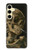 S3358 Vincent Van Gogh Skeleton cigarette Etui Coque Housse pour Samsung Galaxy S24 FE