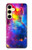 S3371 Ciel de nébuleuse Etui Coque Housse pour Samsung Galaxy S24 FE