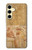 S3398 Egypte Stela Montouhotep Etui Coque Housse pour Samsung Galaxy S24 FE