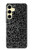 S3478 Mots drôles Noirboard Etui Coque Housse pour Samsung Galaxy S24 FE