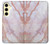 S3482 Imprimer Graphique marbre rose Etui Coque Housse pour Samsung Galaxy S24 FE