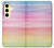 S3507 Coloré Arc-en-ciel pastel Etui Coque Housse pour Samsung Galaxy S24 FE