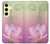 S3511 Fleur de lotus Bouddhisme Etui Coque Housse pour Samsung Galaxy S24 FE