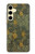 S3662 William Morris Vine Pattern Etui Coque Housse pour Samsung Galaxy S24 FE