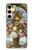 S3749 Vase de fleurs Etui Coque Housse pour Samsung Galaxy S24 FE