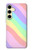 S3810 Vague d'été licorne pastel Etui Coque Housse pour Samsung Galaxy S24 FE