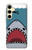 S3825 Plongée en mer de requin de dessin animé Etui Coque Housse pour Samsung Galaxy S24 FE
