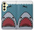 S3825 Plongée en mer de requin de dessin animé Etui Coque Housse pour Samsung Galaxy S24 FE