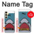 S3825 Plongée en mer de requin de dessin animé Etui Coque Housse pour Samsung Galaxy S24 FE