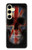 S3848 Crâne de drapeau du Royaume-Uni Etui Coque Housse pour Samsung Galaxy S24 FE