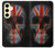 S3848 Crâne de drapeau du Royaume-Uni Etui Coque Housse pour Samsung Galaxy S24 FE