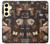 S3877 Université sombre Etui Coque Housse pour Samsung Galaxy S24 FE