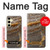 S3886 Rocher de marbre gris Etui Coque Housse pour Samsung Galaxy S24 FE