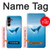S0843 Baleine bleue Etui Coque Housse pour Samsung Galaxy A16 5G