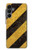 S2231 Noir et Jaune Ligne de risque rayé Etui Coque Housse pour Samsung Galaxy A16 5G
