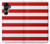 S2364 Rouge et blanc rayé Etui Coque Housse pour Samsung Galaxy A16 5G