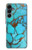 S2685 Aqua Turquoise imprimé graphique Gemme Etui Coque Housse pour Samsung Galaxy A16 5G