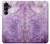 S2690 Cristaux améthyste imprimés graphiques Etui Coque Housse pour Samsung Galaxy A16 5G