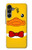 S2760 Canard Tuxedo jaune Dessin animé Etui Coque Housse pour Samsung Galaxy A16 5G